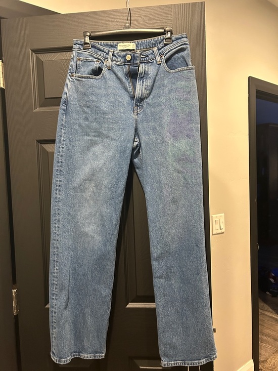 Abercrombie & Fitch Denim - Abercrombie & Fitch Light Blue High-Rise Women's Jeans